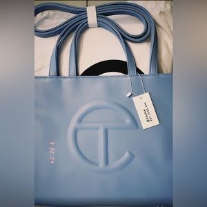 Medium Cerulean Telfar Shopping Bag